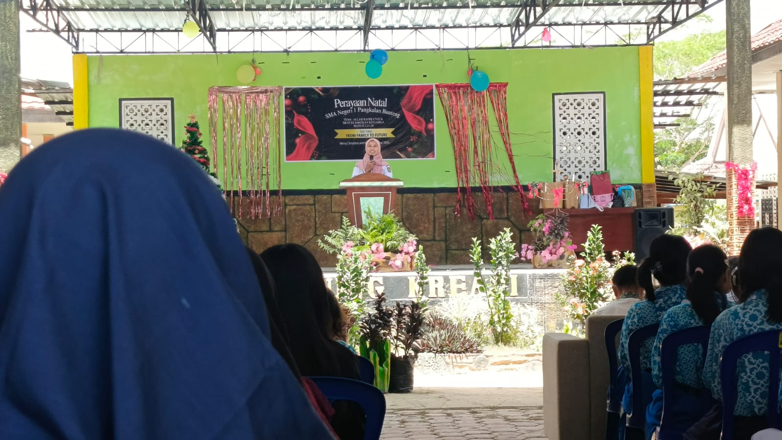 Perayaan Natal SMAN 1 Pangkalan Banteng Berlangsung Khidmat